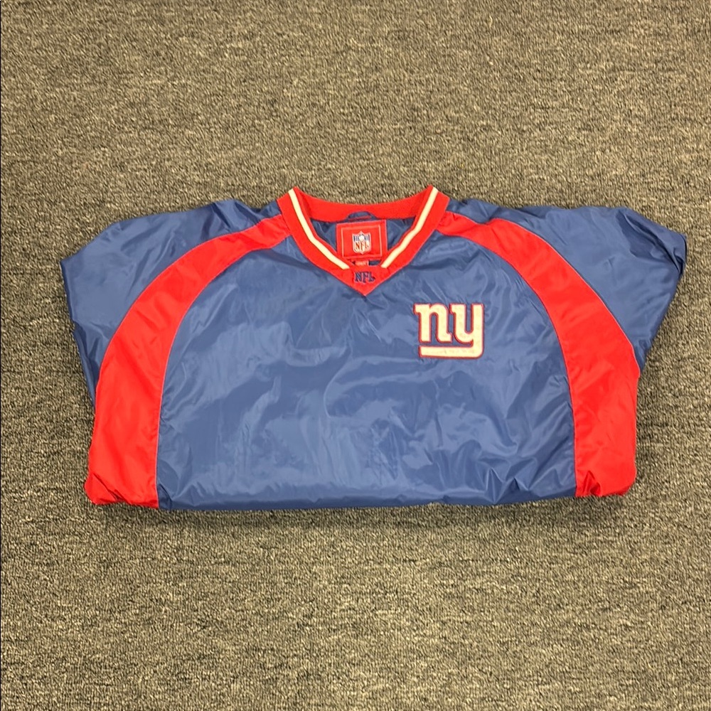 Men’s XXL NFL NY Giants Blue and Red Pullover